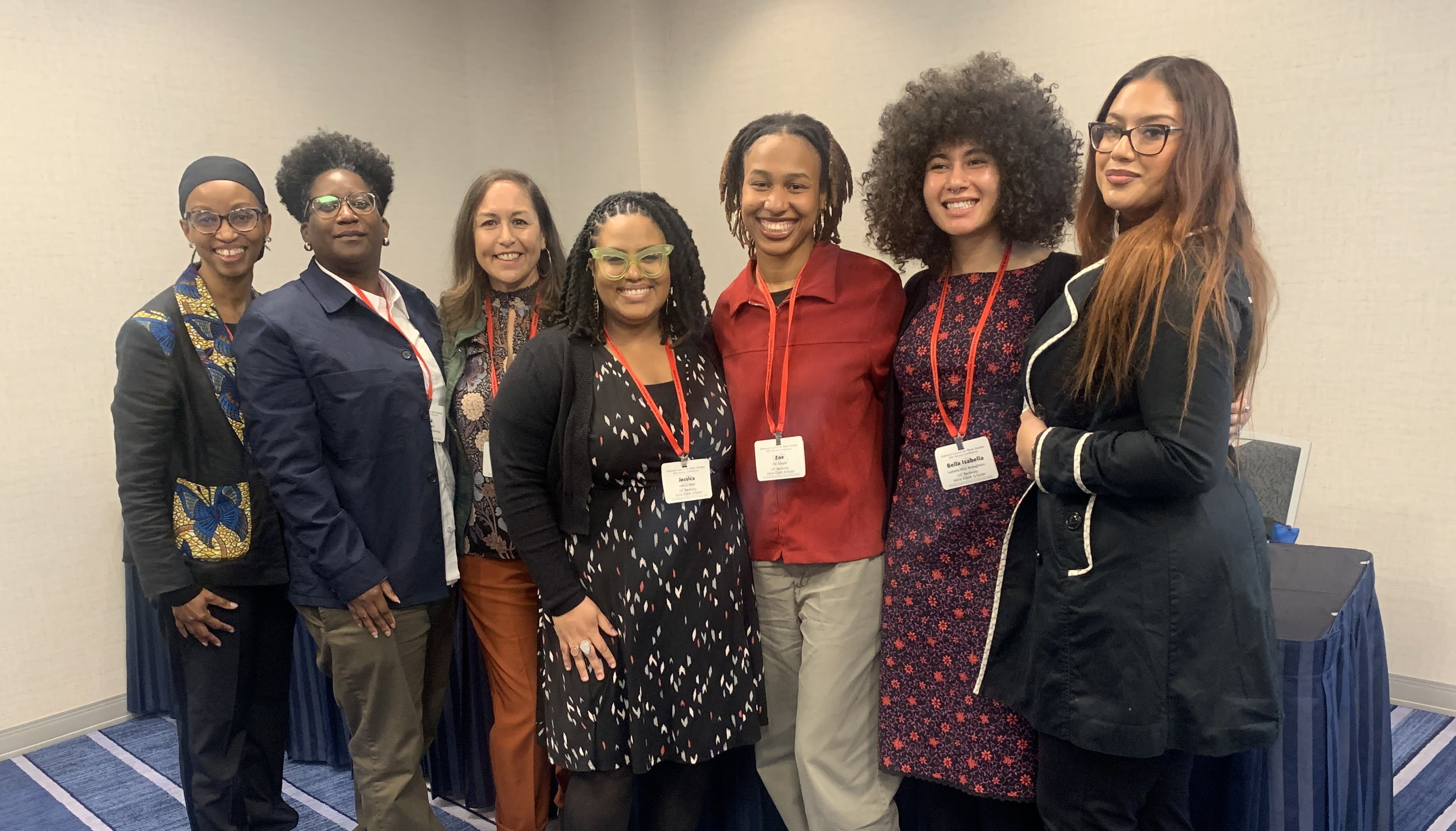 Clark scholars, faculty, and staff at the National Council for Black Studies conference.