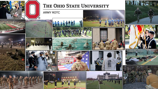 Ohio State Army ROTC photo collage