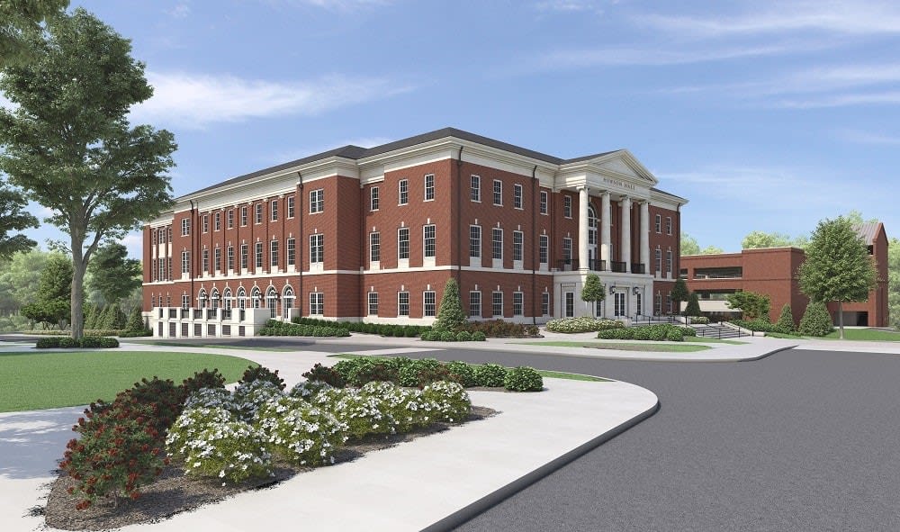 Rendering of Hewson Hall, Front