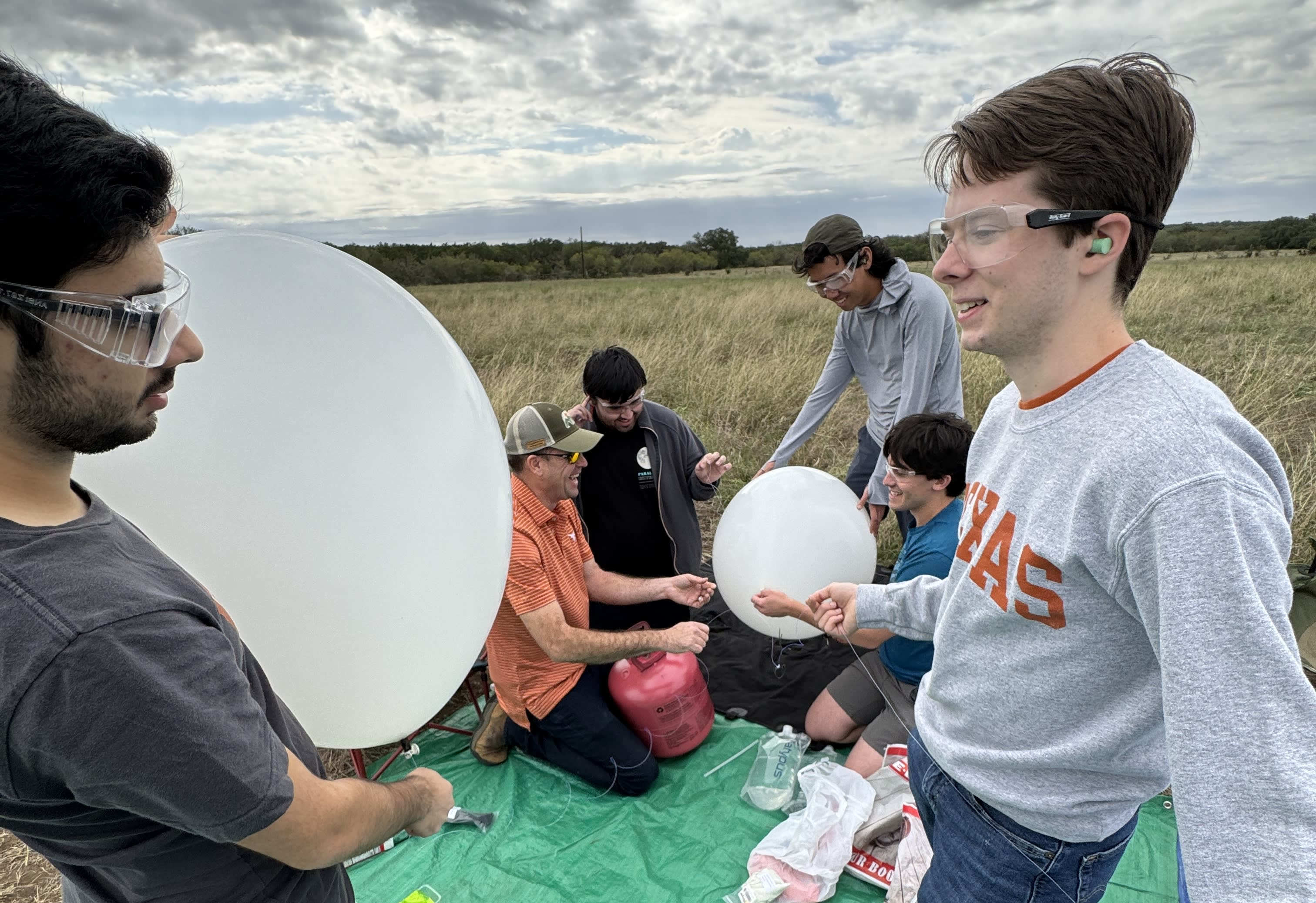 Funded texas eclipse ballooning project april total eclipse launch