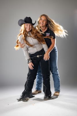 Two Equestrian team members.