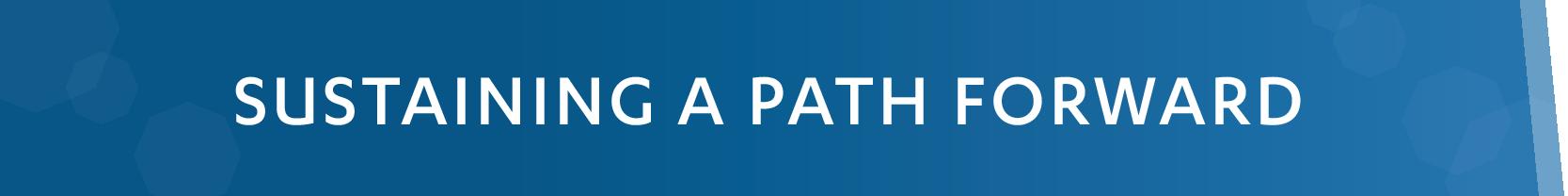 Sustaining A Path Forward - Banner