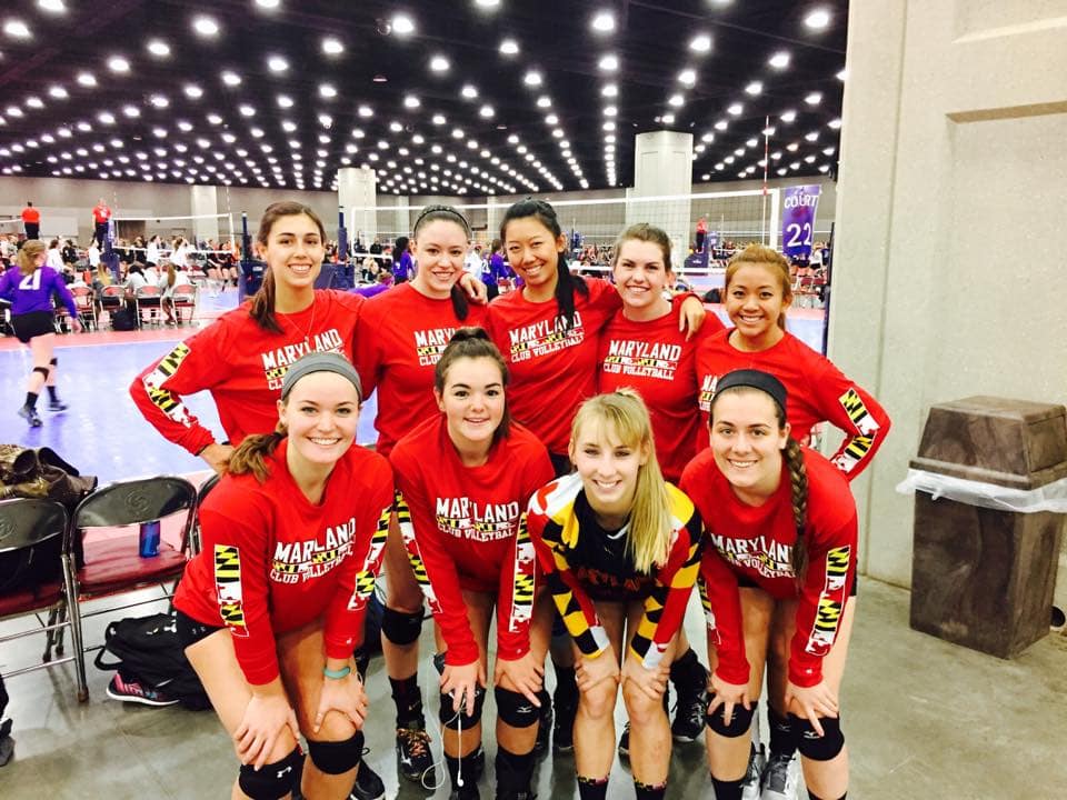 Maryland Terrapins volleyball jersey