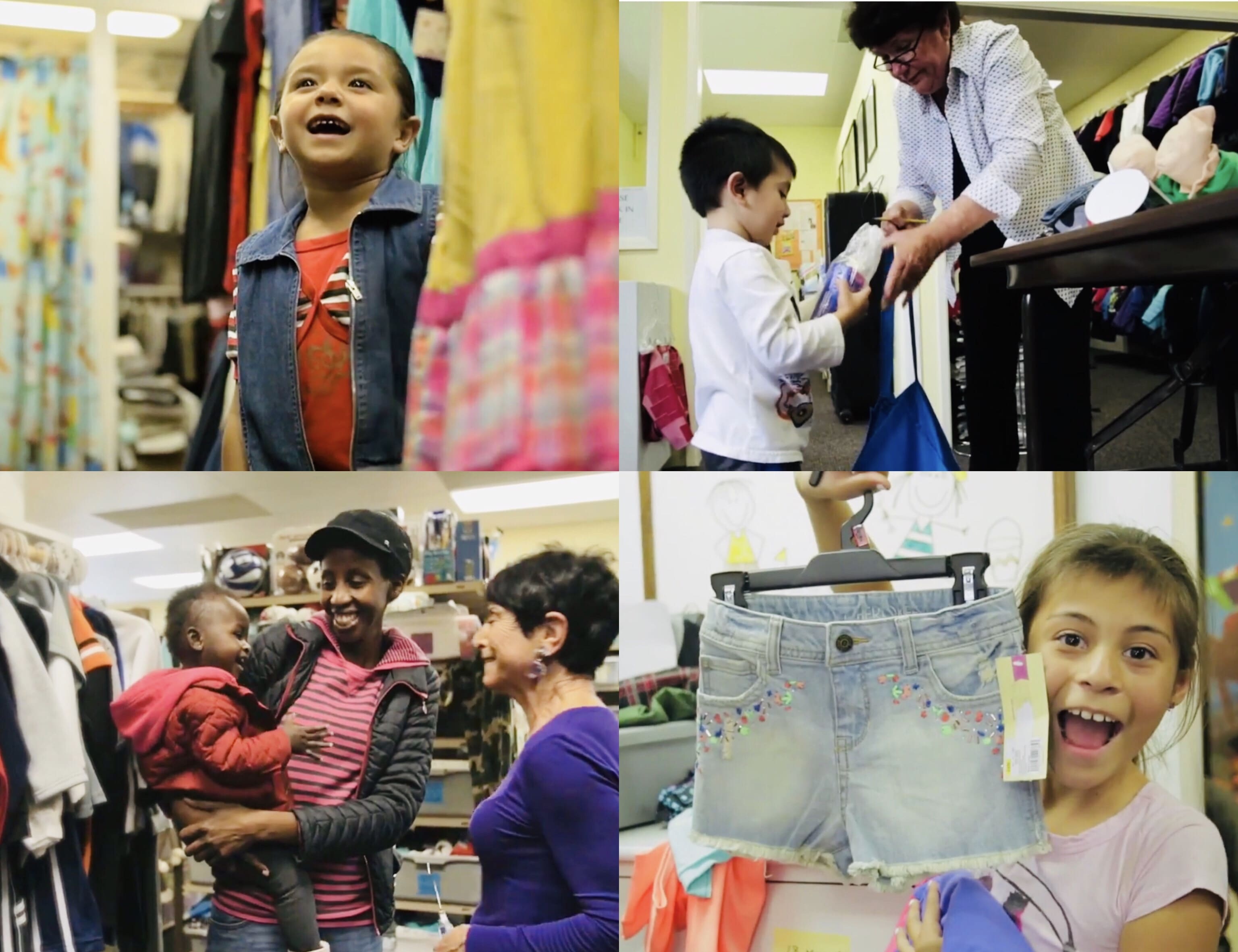 Kids at the Foster children's resource center 