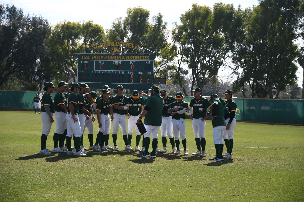 A group of baseball players on a field