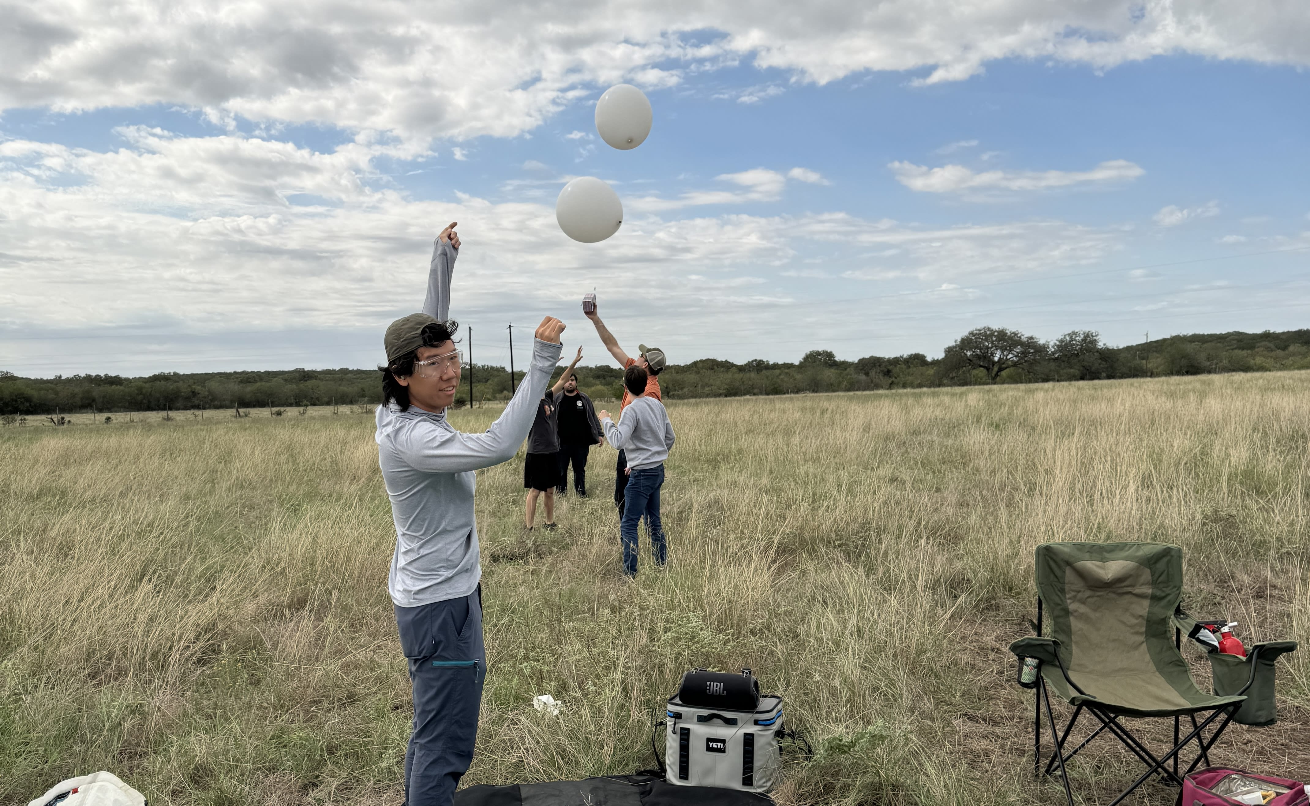 Funded texas eclipse ballooning project april total eclipse launch