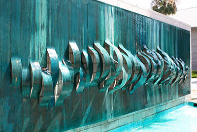 photo of water wall