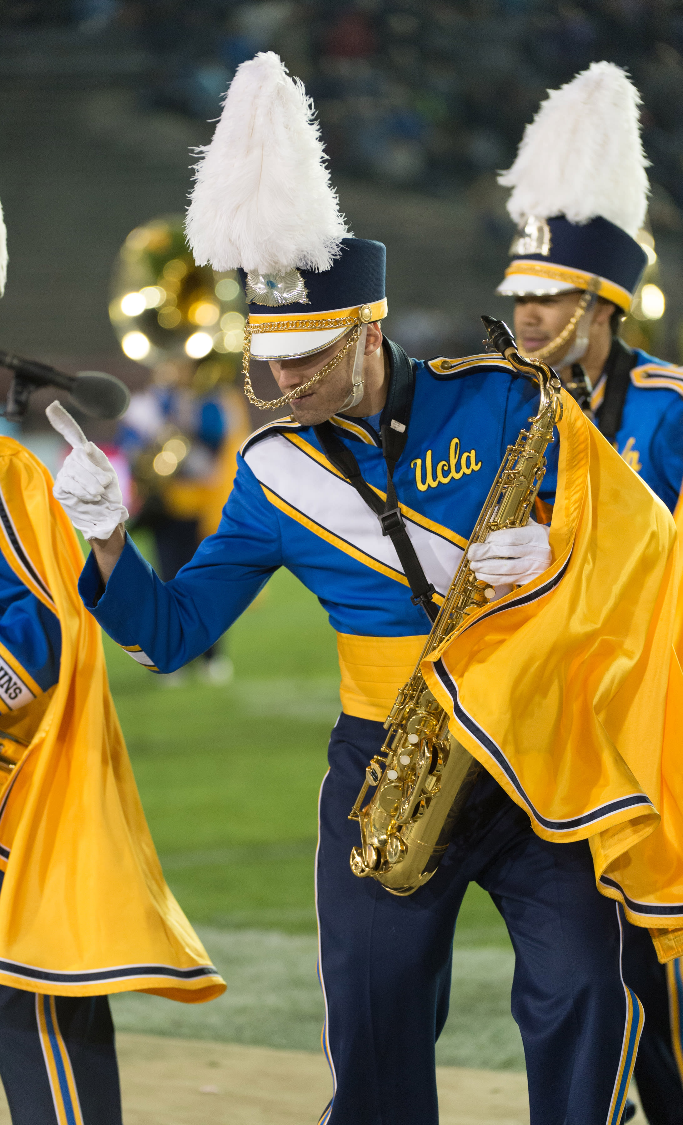 band member performing