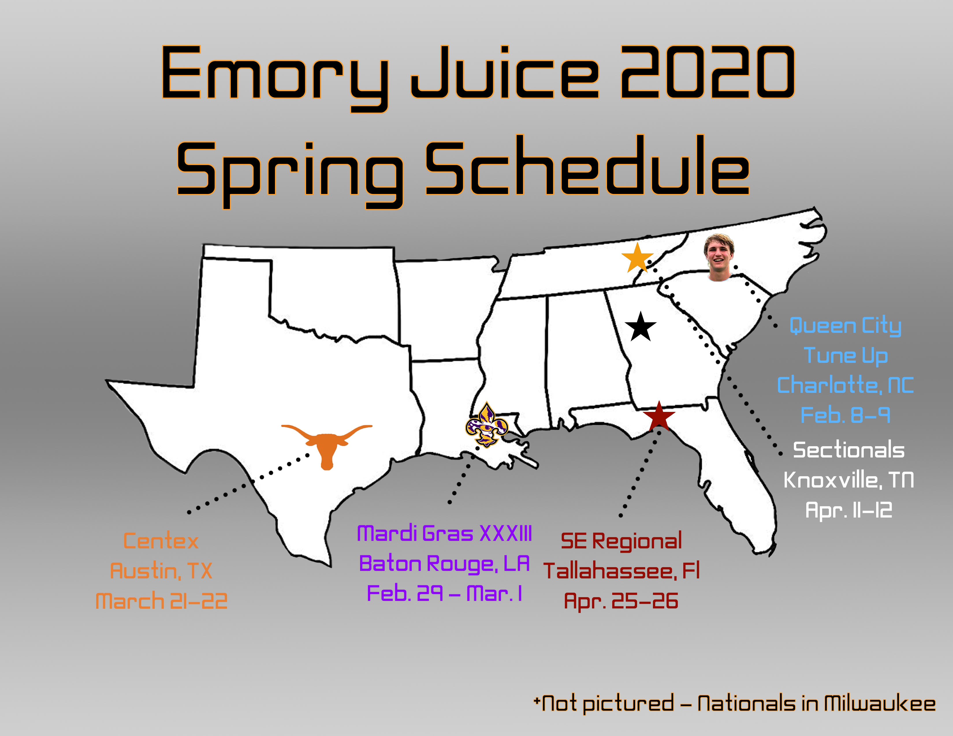 Juice Schedule Map