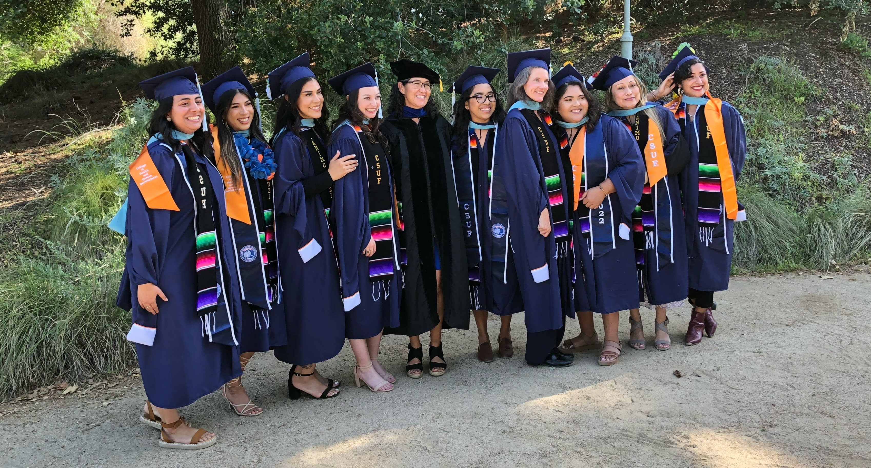 Animo students at graduation