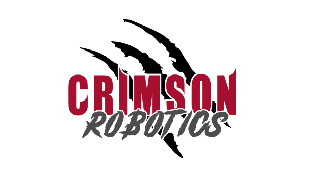 The Crimson Robotics logo with bold red "CRIMSON" and a rougher grey "ROBOTICS"