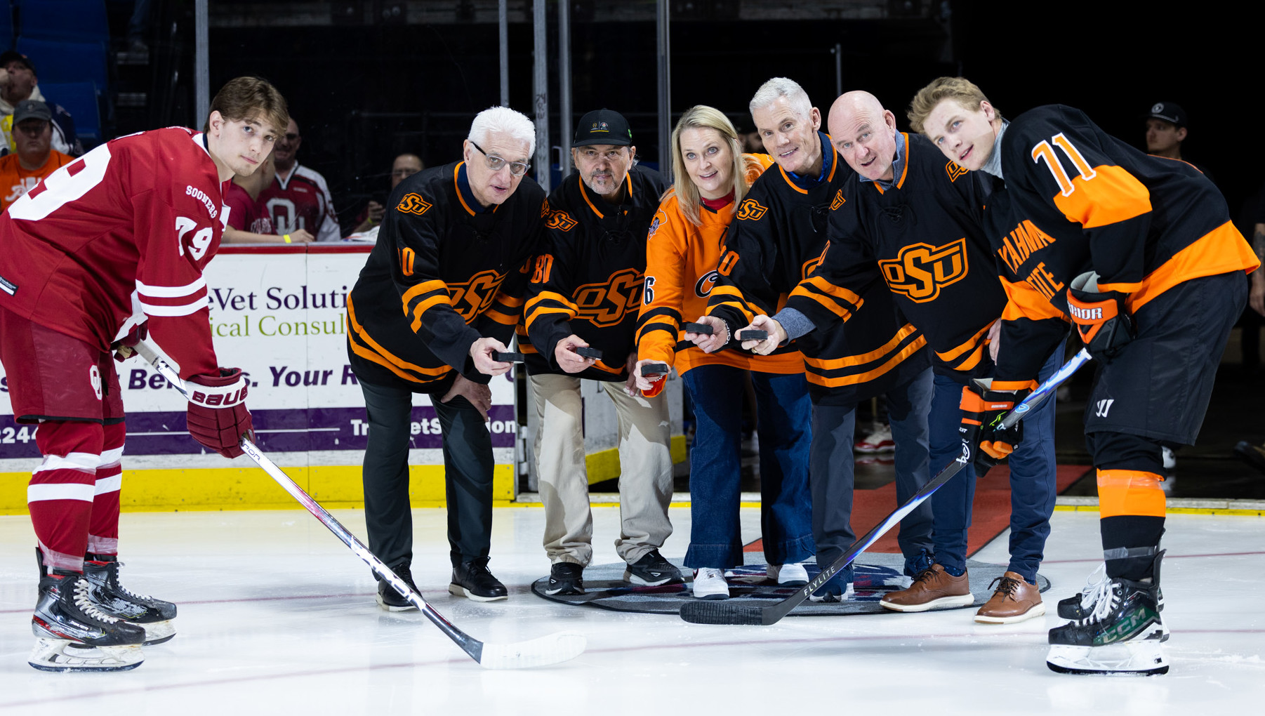 Bedlam on Ice Puck Drop