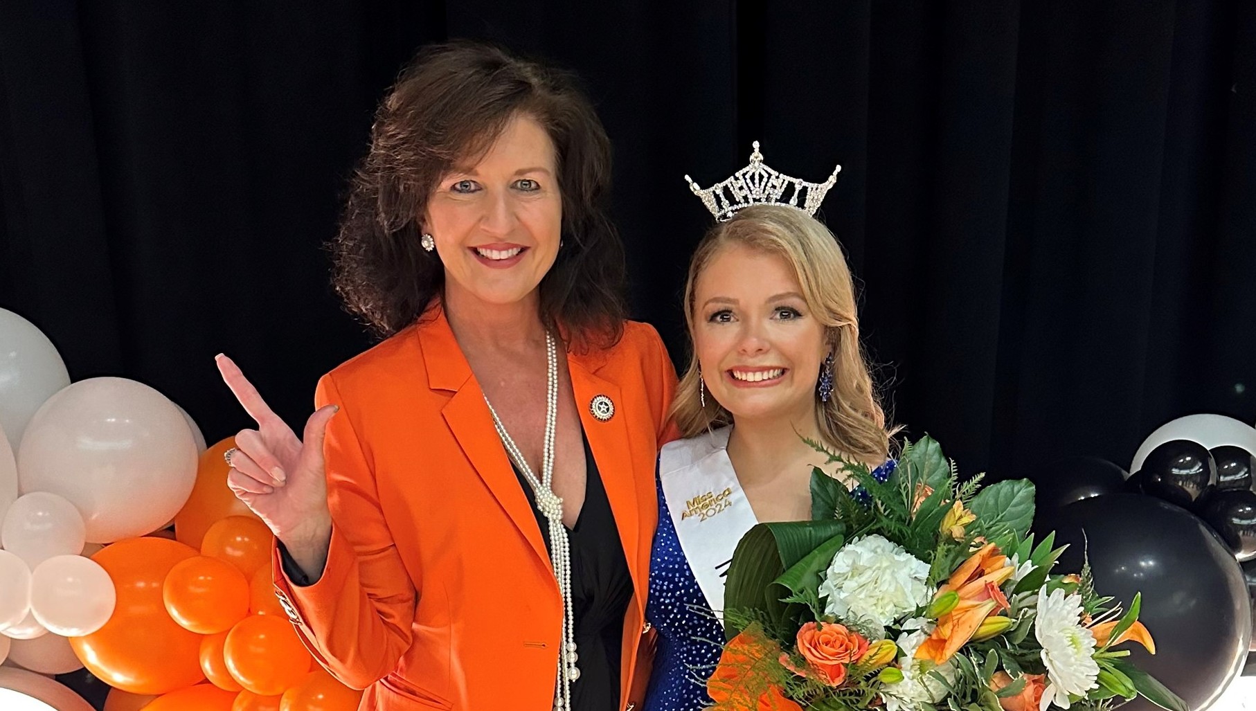 Miss OSU 2024 and Representative Tammy Pevehouse Townley Miss OSU 1989