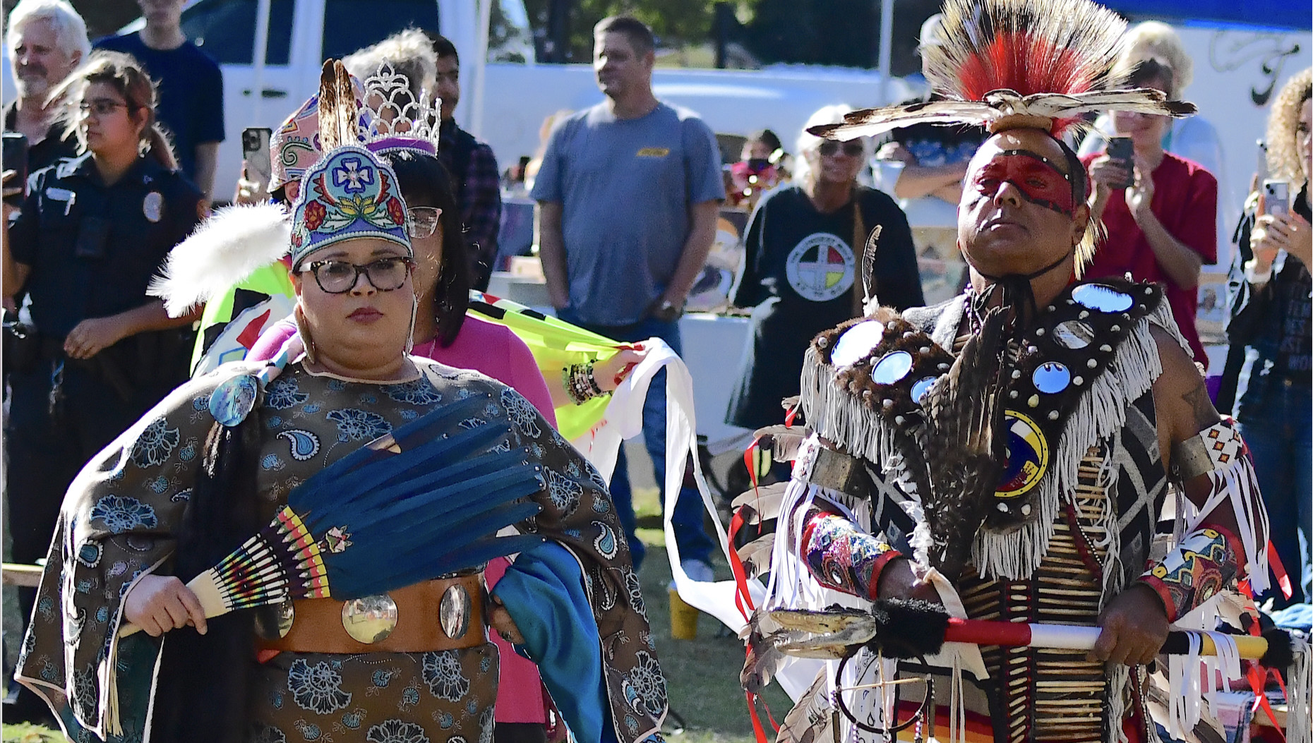 2023 GEIS Powwow Dancers honoring First Responders