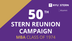 Stern MBA Class of 1974 Reunion Campaign