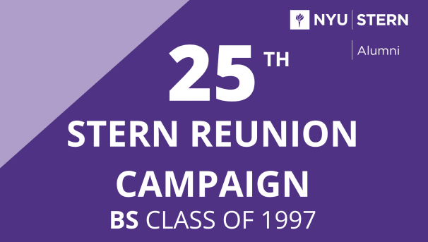 Stern BS Class of 1997 Reunion Campaign Image