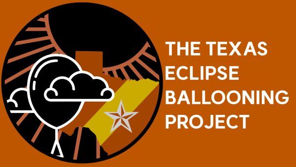 Image with the TEBP Logo and text stating "The Texas Eclipse Ballooning Project"