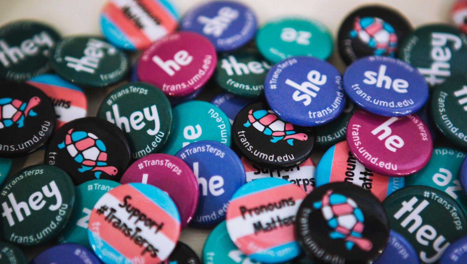 Pronouns Buttons