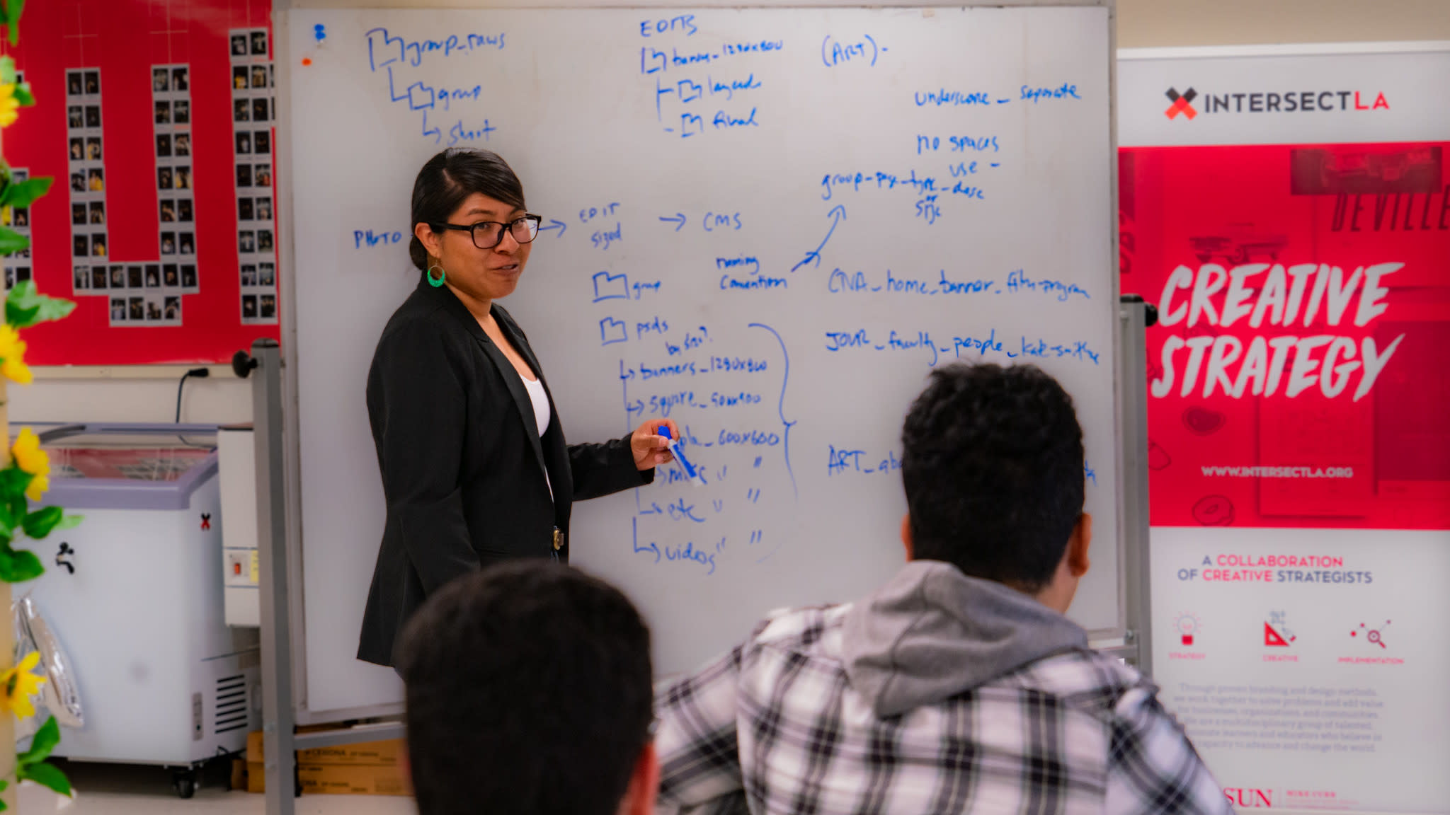 IntersectLA students learn strategy and design through hands-on, mentor-led projects.