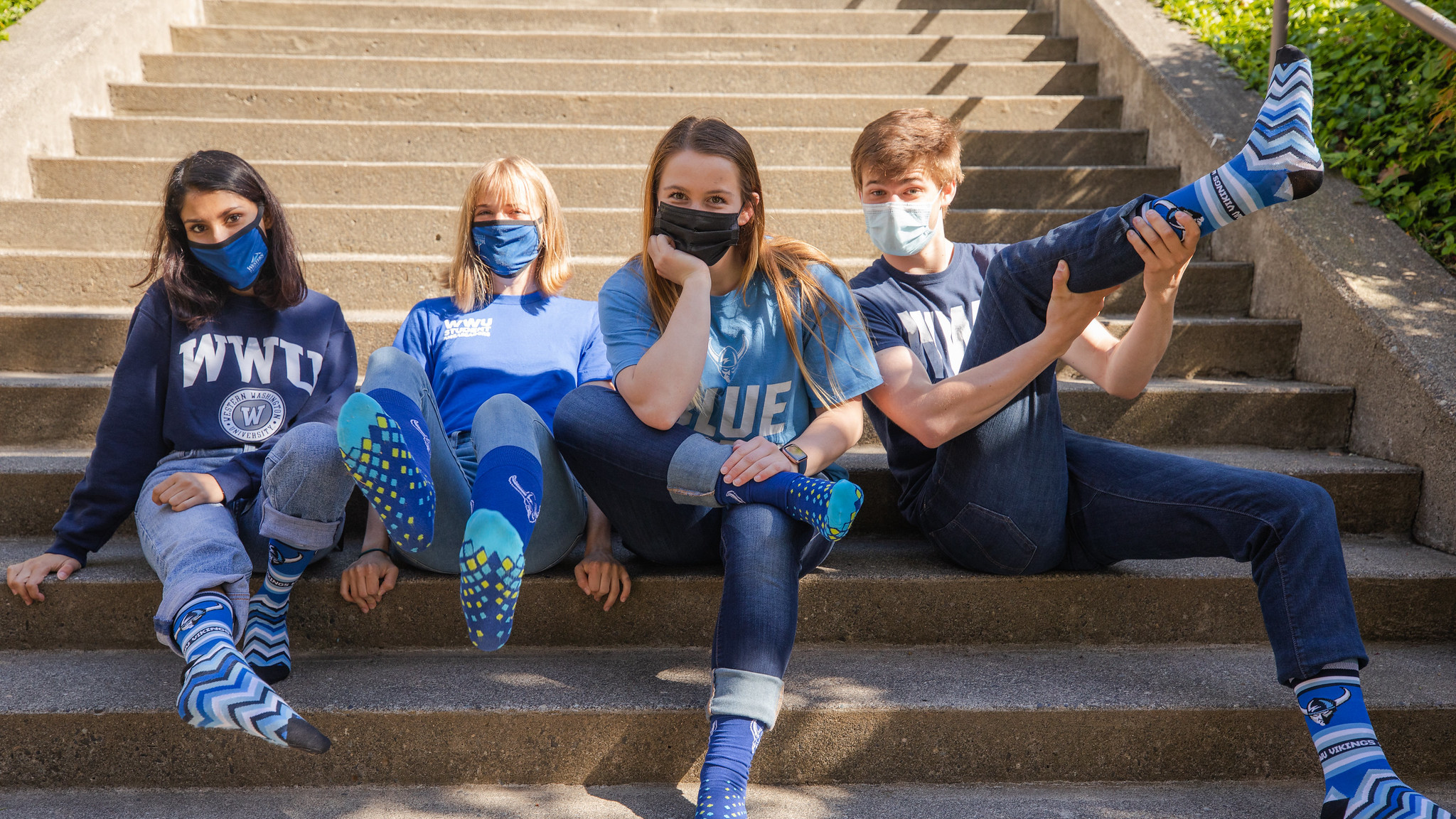 Students Show Off Viking Pride With Their Socks