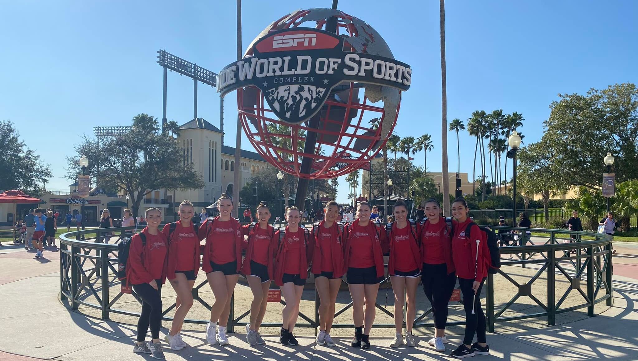 Team Photo of Buckeye Baton Twirl Sports Club at ESPN World of Sports