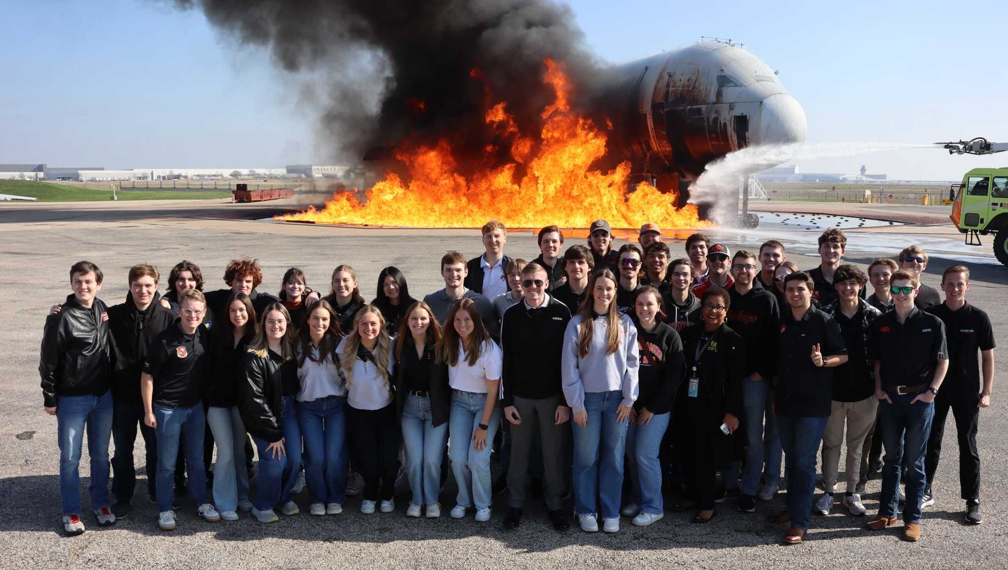 The Flying Aggies visited the DFW Airport Integrated Operations Center in March of 2024.