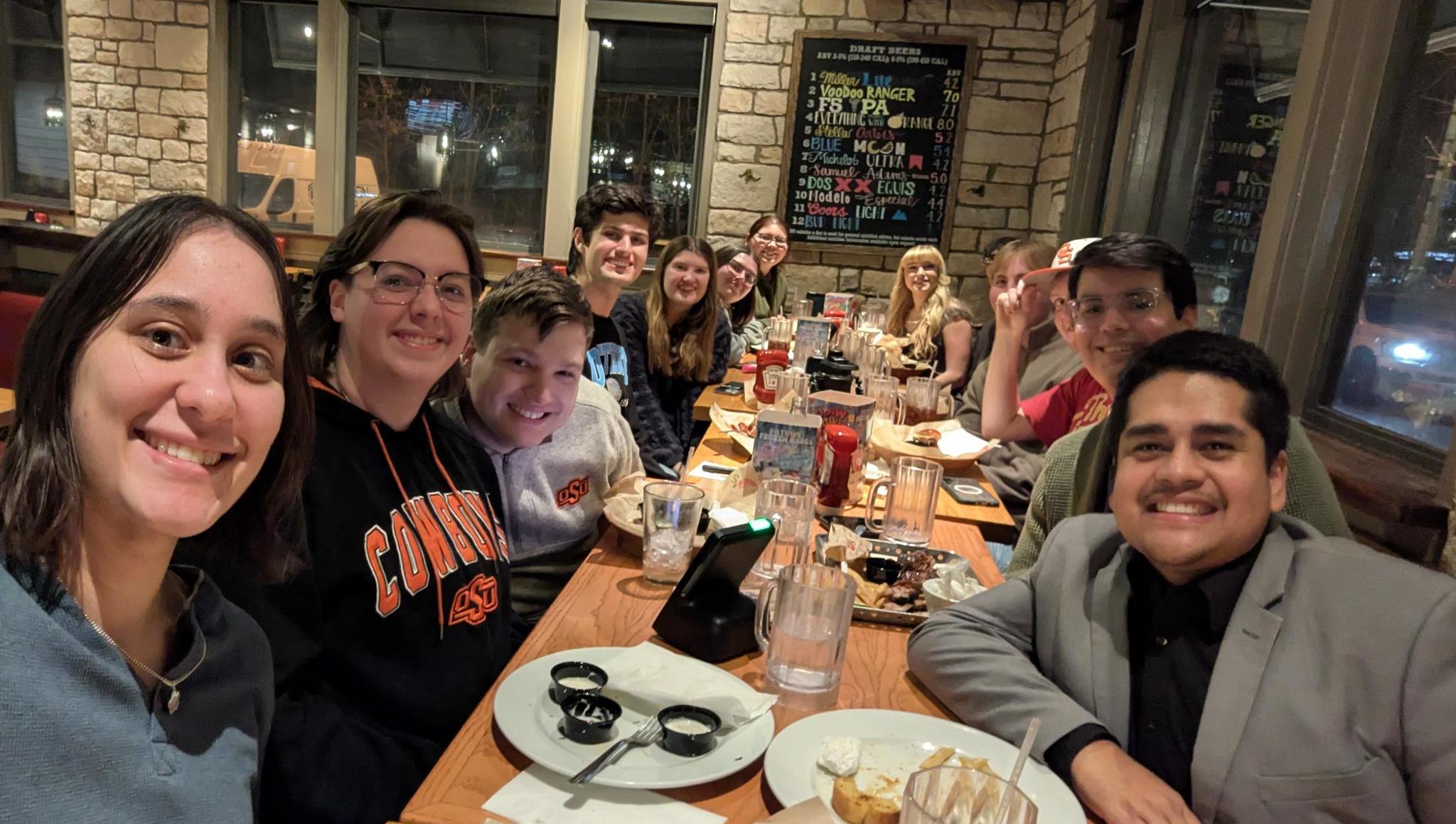 Club dinner at Chili's!