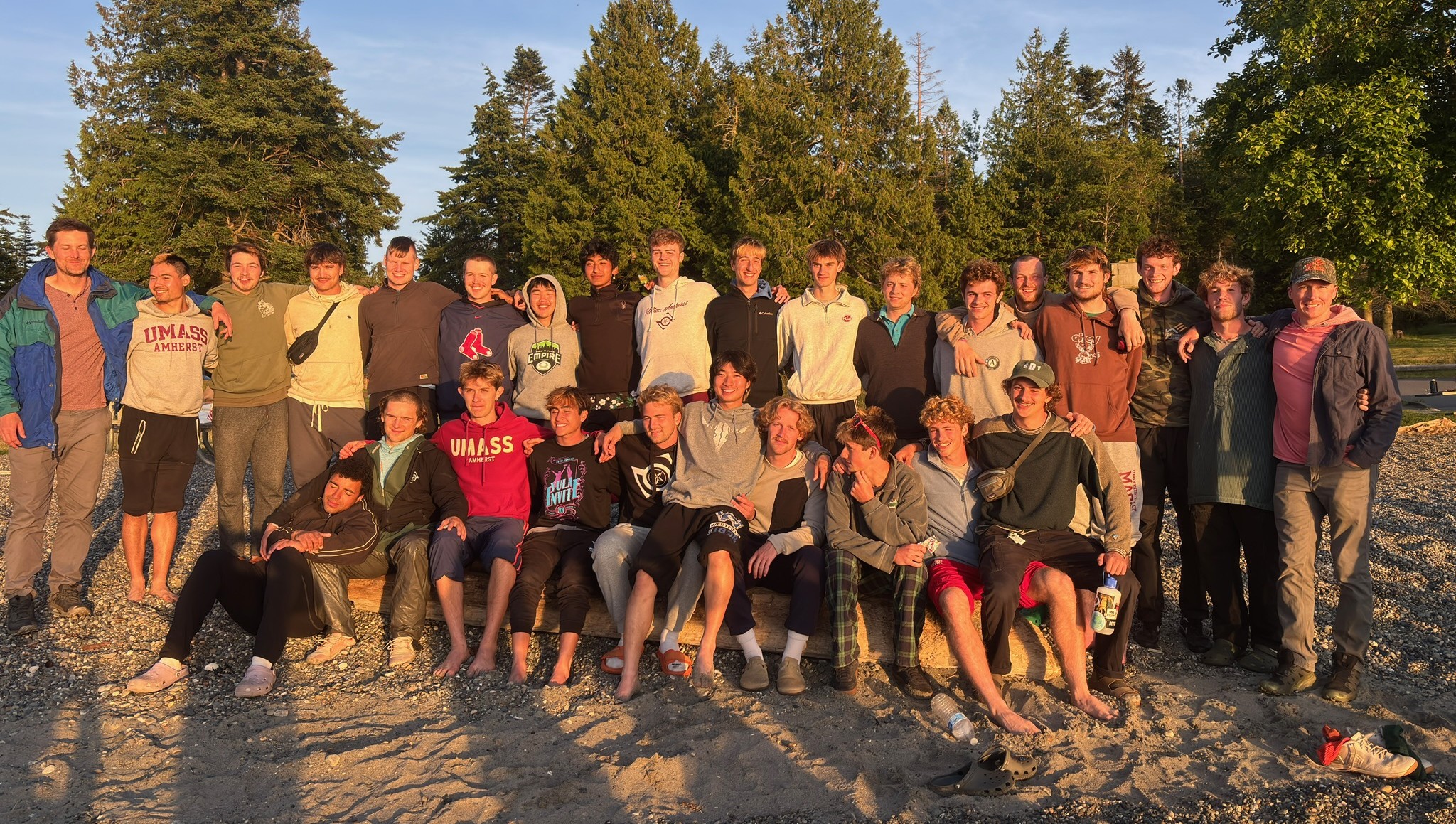 ZooDisc hanging out at the beach before a tournament