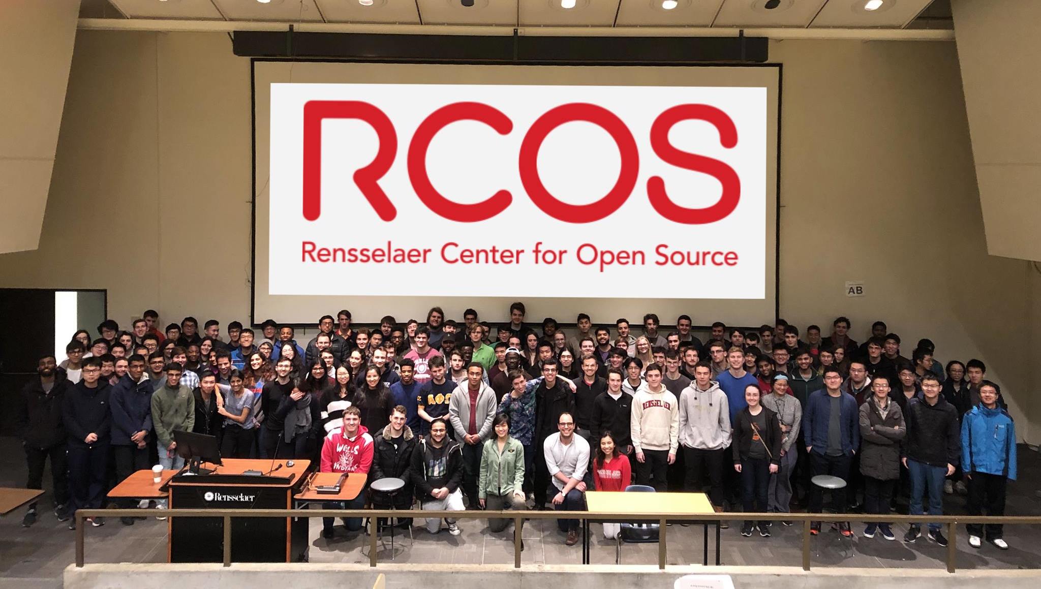 RCOS students in DCC