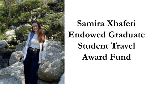 Samira Xhaferi Endowed Graduate Student Travel Award Fund Image