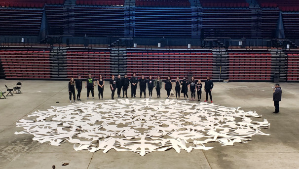 World's Largest Paper Snowflake Image