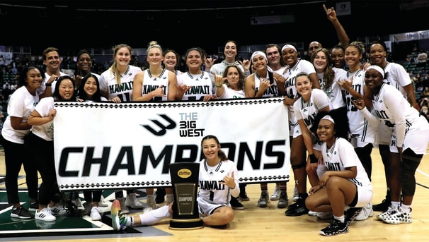 Rainbow Wahine Basketball Image