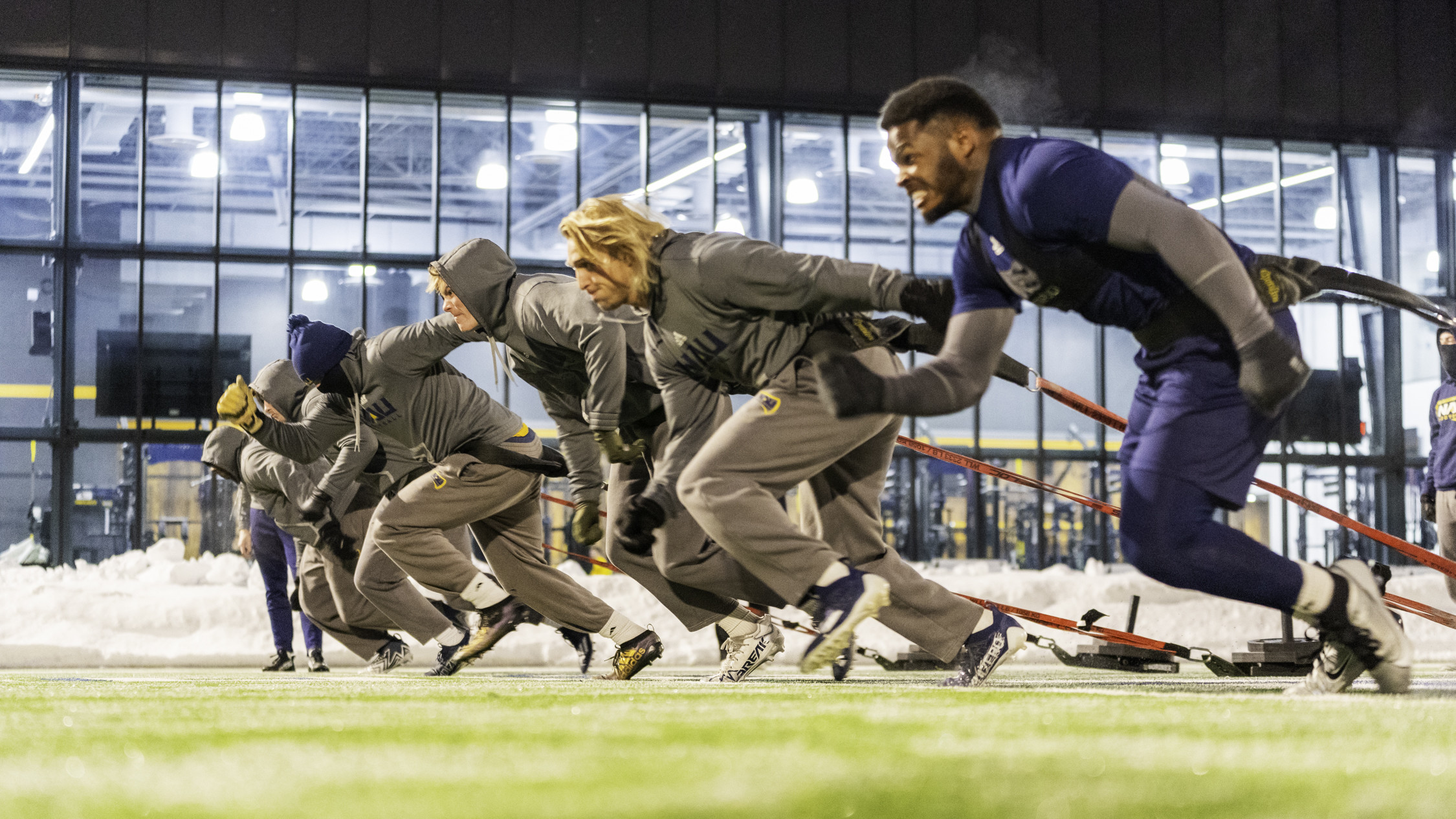 Football Practice outside of SAHPC