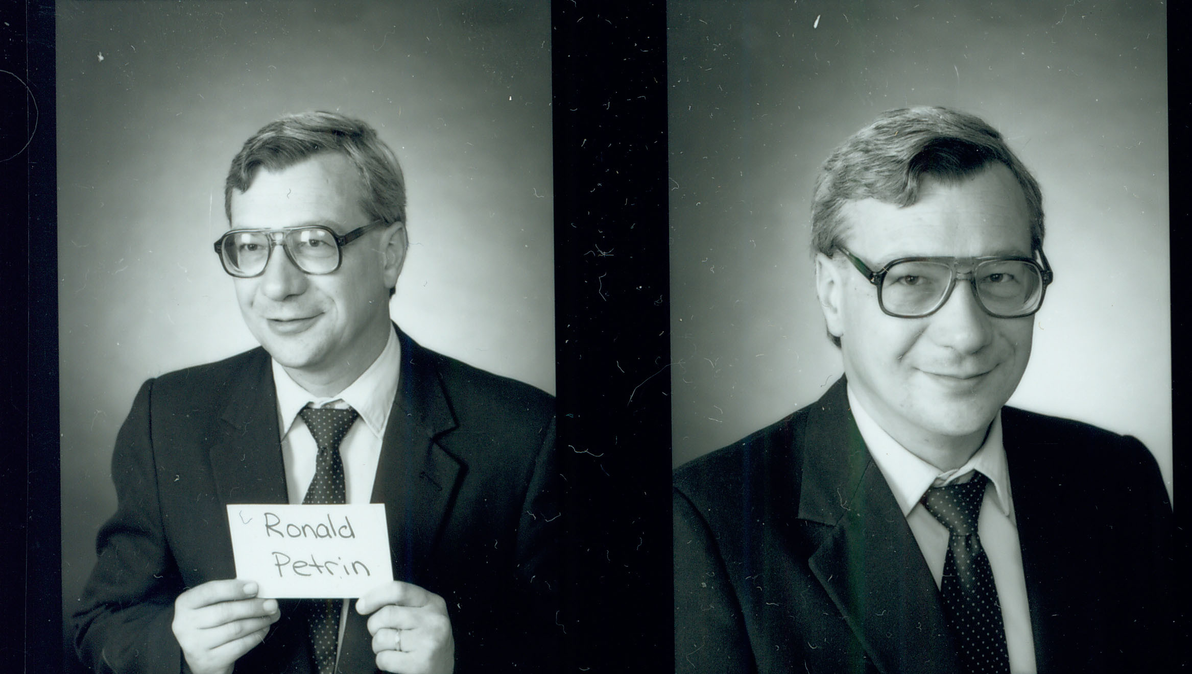 A mugshot of sorts.  Dr. Petrin poses for his OSU faculty ID.