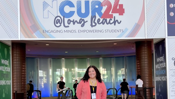 Elise Braggs at 2024 NCUR in Long Beach, CA!