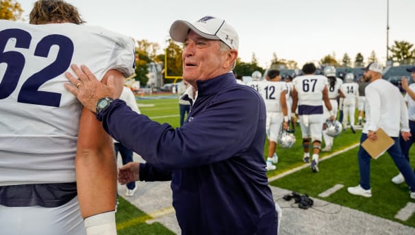 Monmouth head football coach Kevin Callahan