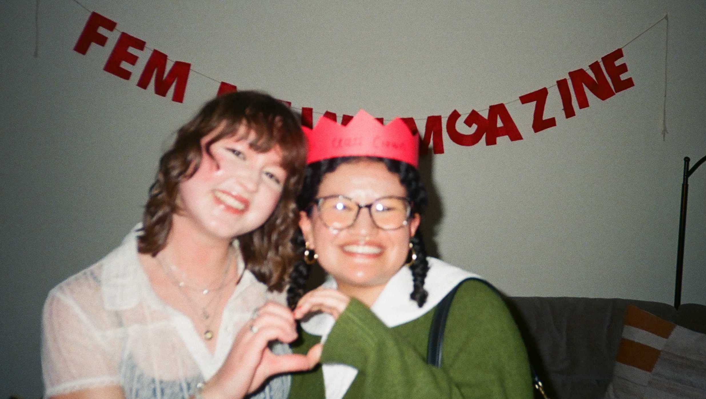 Image of our Managing Editor and Editor-in-Chief for the 2025-2026 school year, Lily and Sarah!