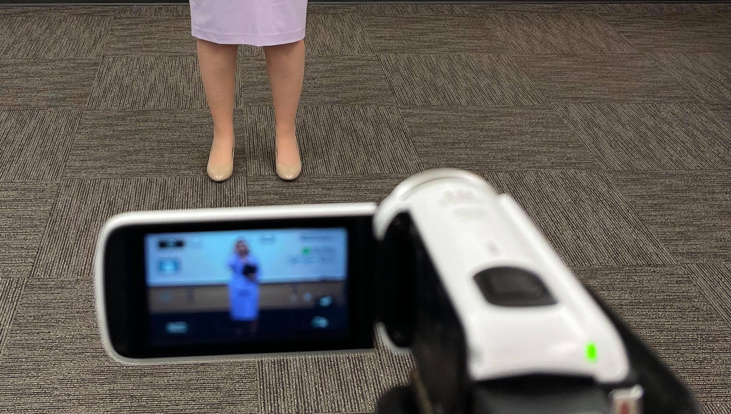 Natalie Thomison (as seen by her video camera)