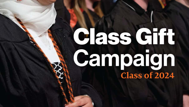 Class Gift Campaign Main Image_graduate with philanthropy cord with text