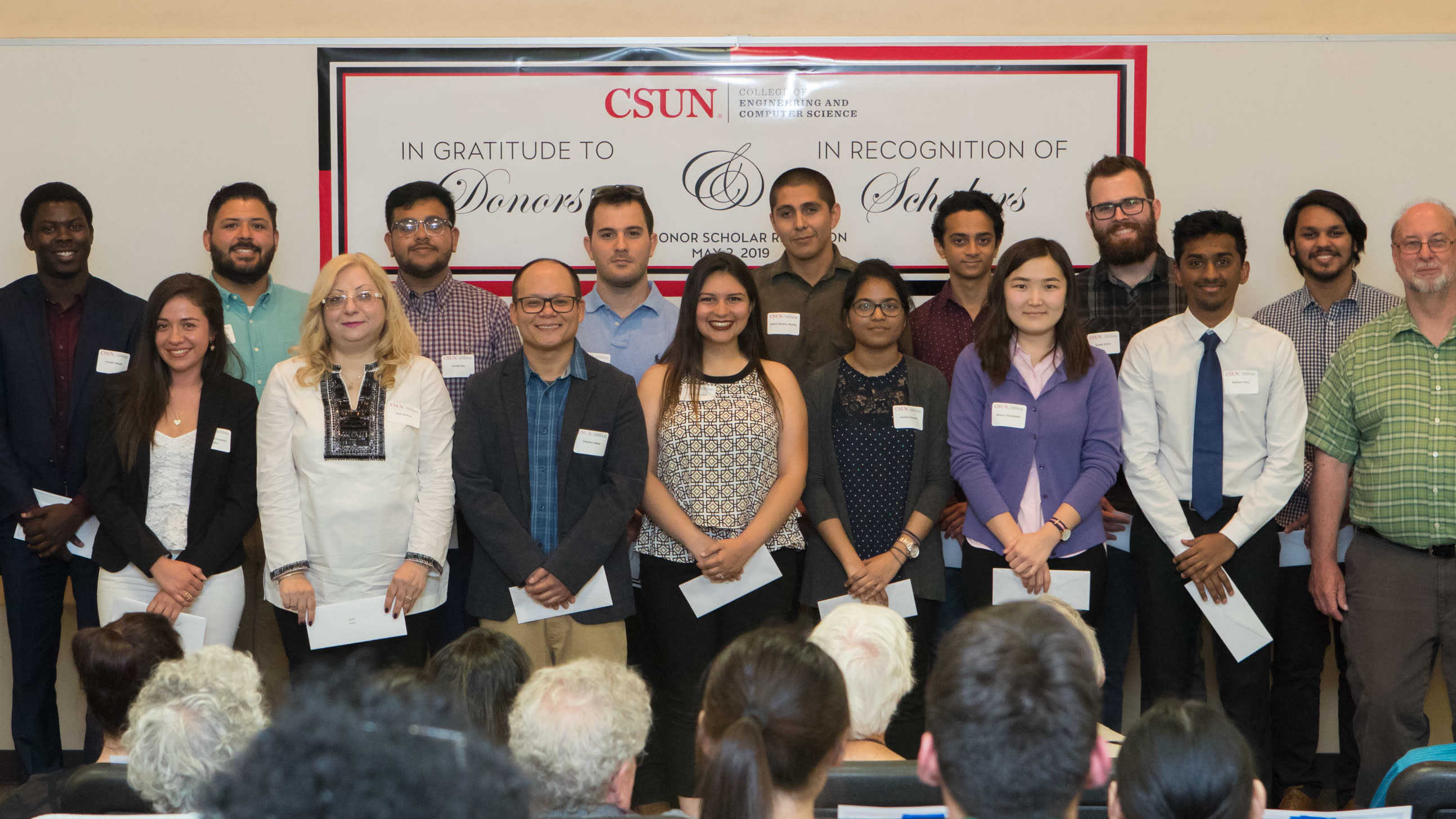 CSUN LSAMP scholars recognized for academic excellence at the annual donor and scholar reception.