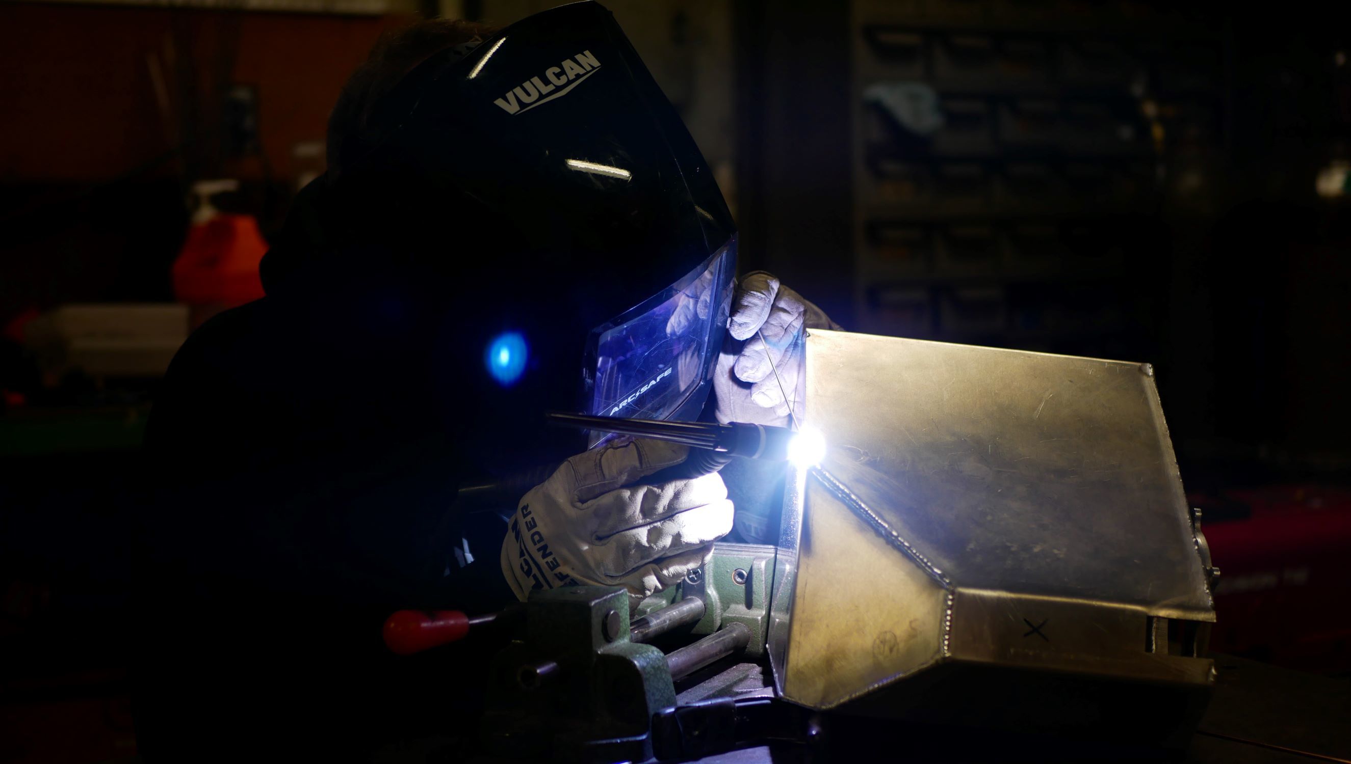 Welding our fuel tank