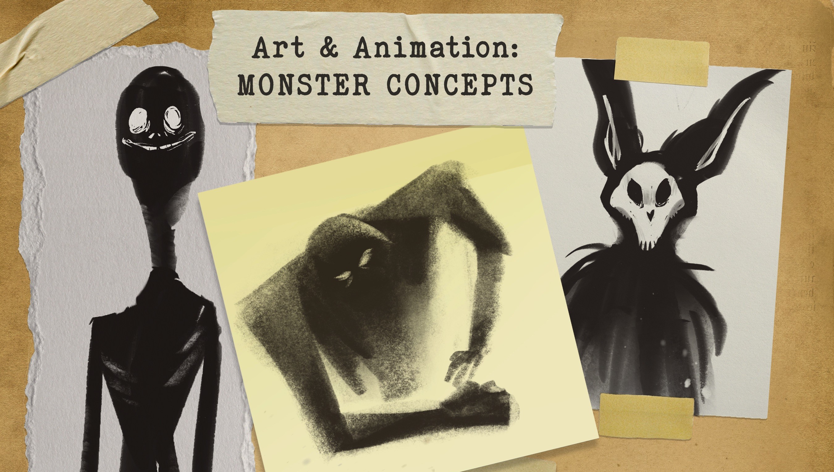 Monsters Concept Art by Jake Kraut