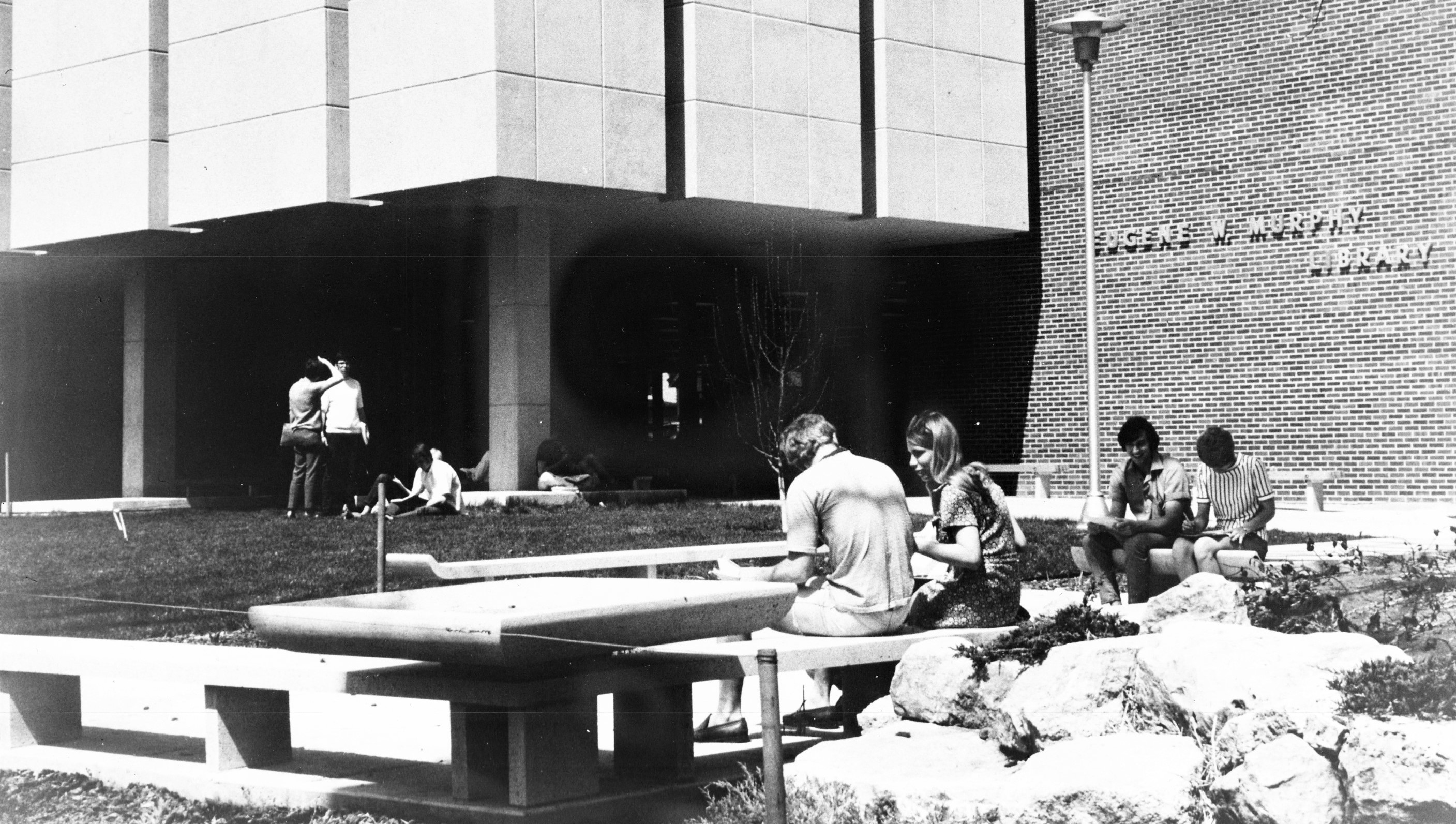 Murphy Library as it looked when we originally opened in 1968!