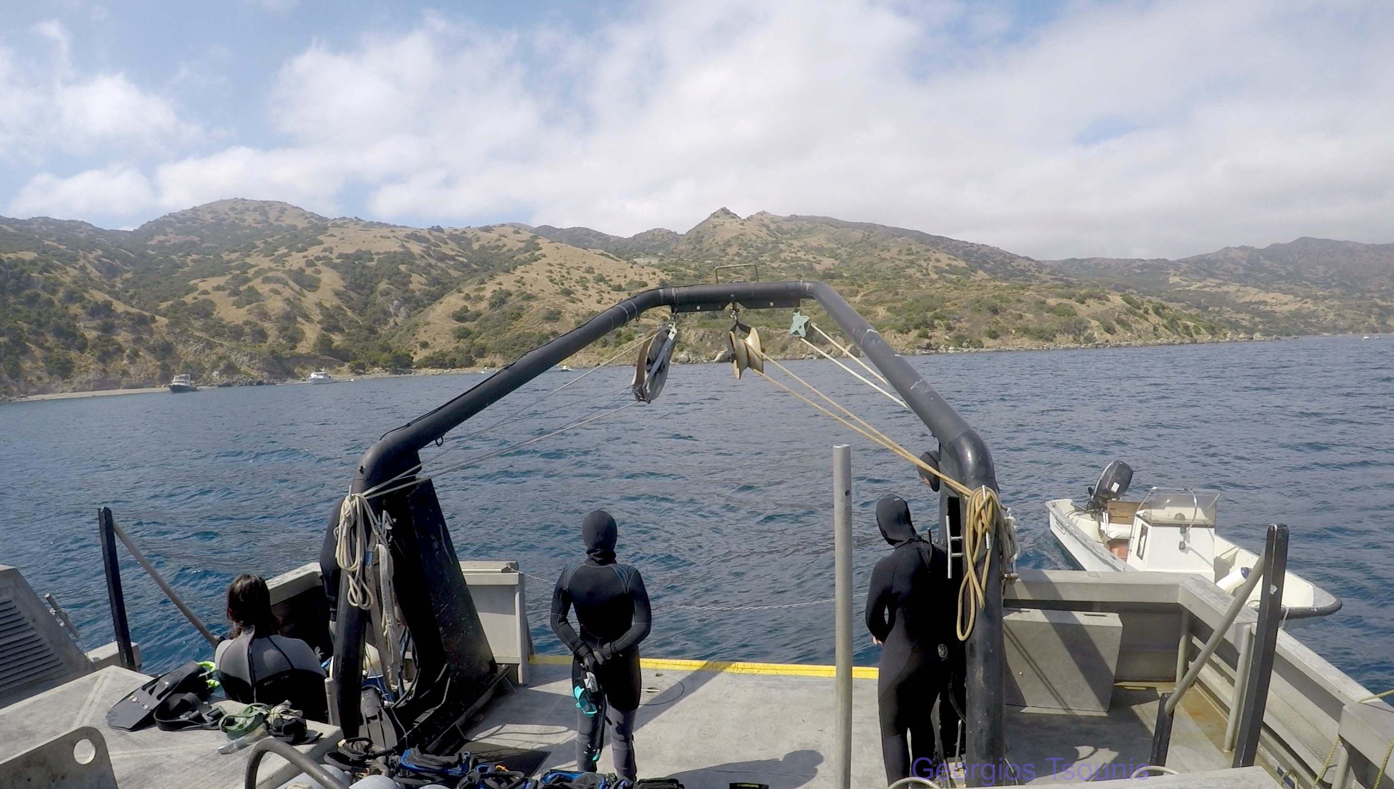 Open water diving in Catalina Island