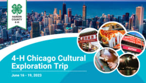 Hardin County 4-H and Family Chicago Cultural Exploration Trip