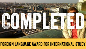 Foreign Language Award for International Study