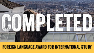 Foreign Language Award for International Study