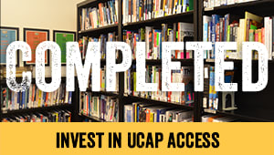 Invest in UCAP Access: Chapter Two