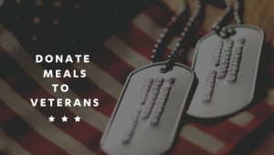 Donate a Meal to a Veteran!