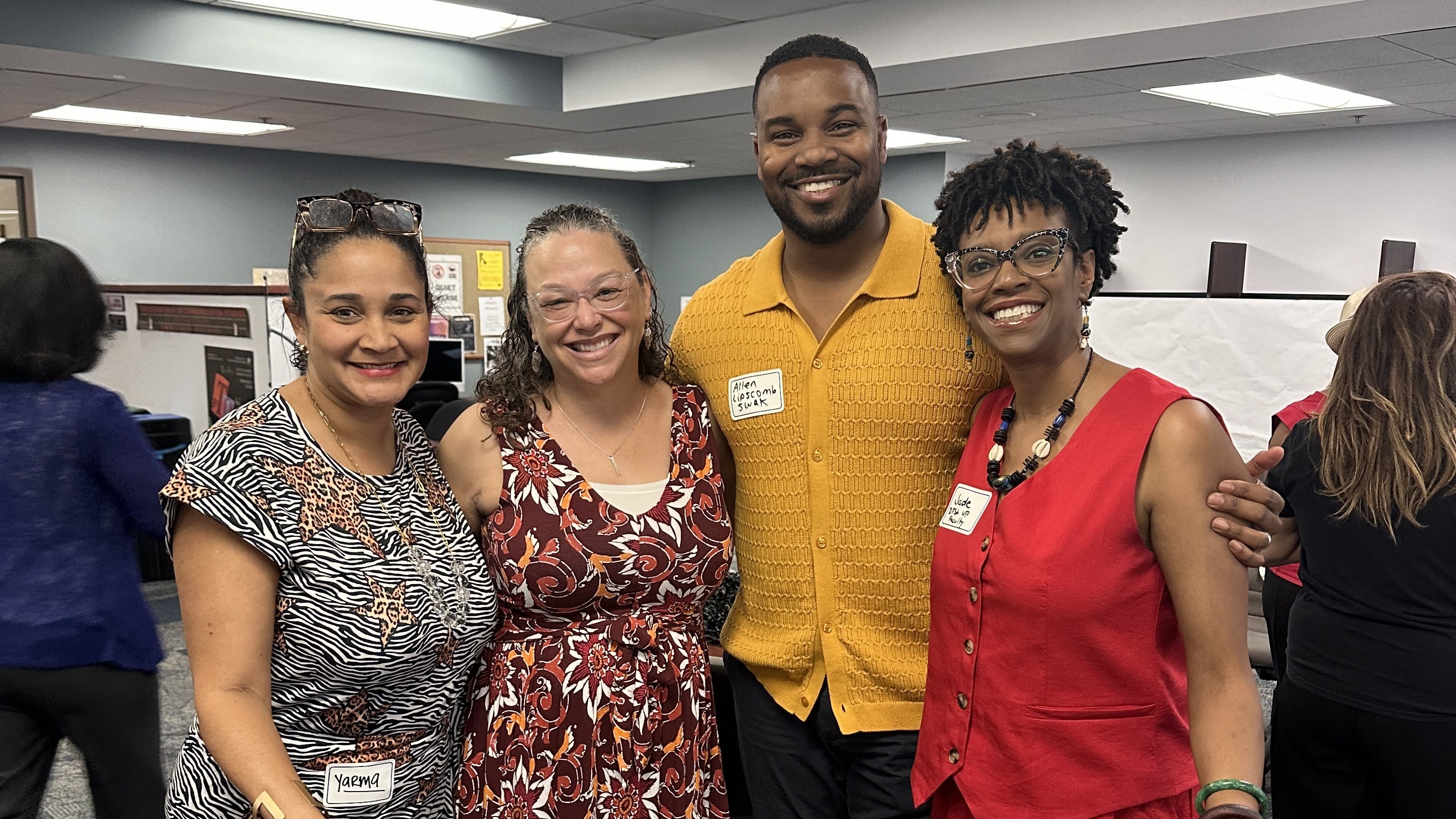 BFSA colleagues connect at campus event supporting student success.
